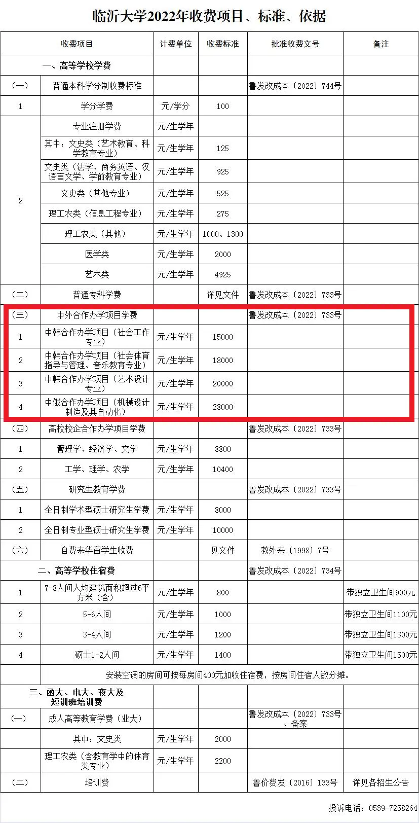 臨沂大學(xué)申請(qǐng)韓國留學(xué)費(fèi)用