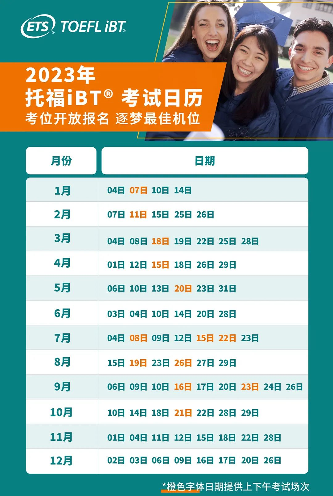 浙江2023年托?？荚嚂r(shí)間